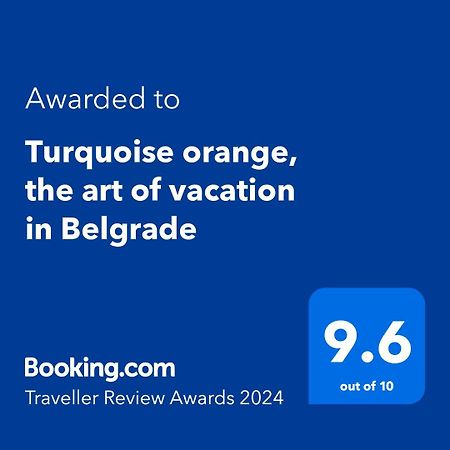 Turquoise Orange, The Art Of Vacation In Belgrade Apartment Exterior photo